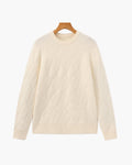 Diamond Knit Crewneck Sweater
