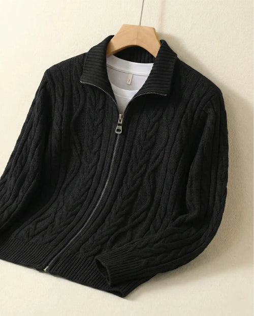Kensington Cable-Knit Quarter-Zip Jumper